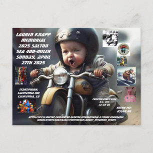 2025 SALTON SEA 400-MILER POSTCARD