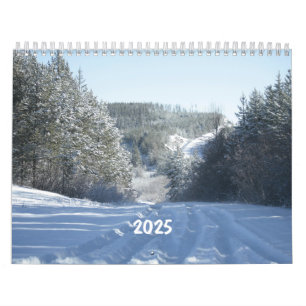 2025 Scenic Wilderness Landscape  Calendar