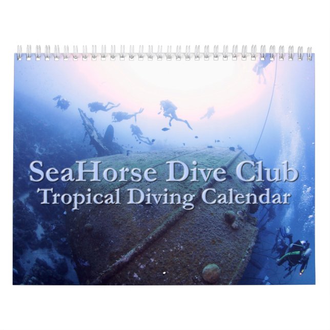 2025 SeaHorse Tropical Diving Calendar (Cover)