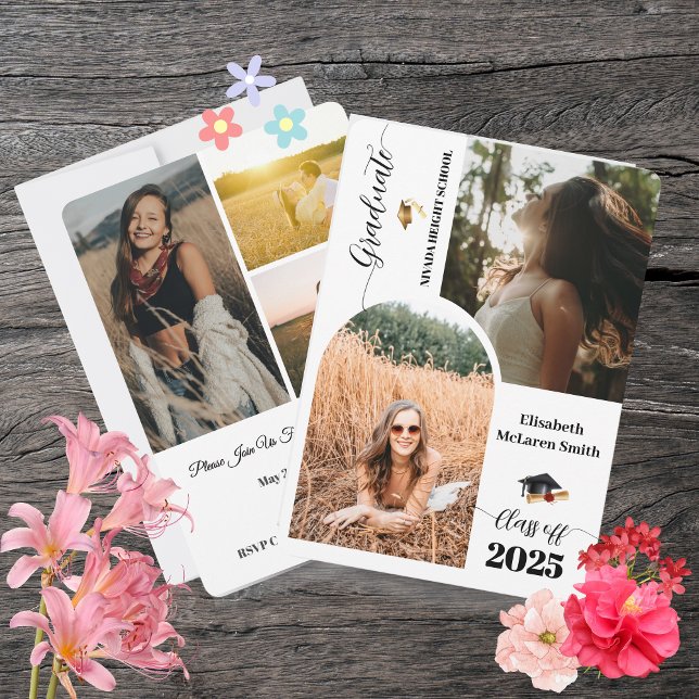 2025 Senior Announcement Card - Minimalist Graduat (2025 Senior Announcement Card - Minimalist Graduat)