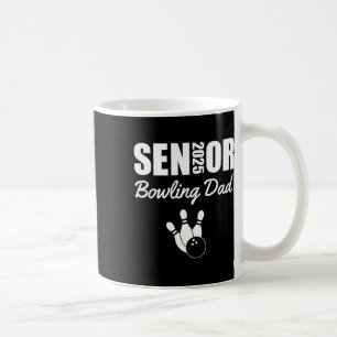 2025 Senior Bowling Dad Bowling Team Parent Helper Coffee Mug