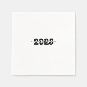  2025 Senior Graduation Class of 2025 School  Napkin