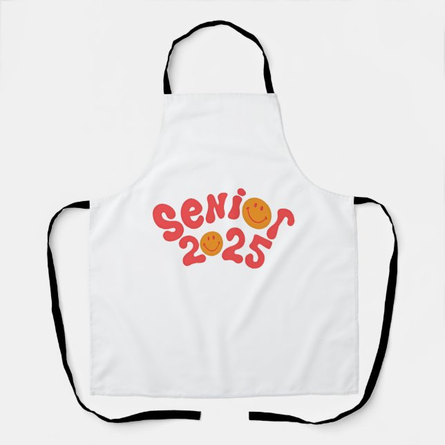 2025 Senior Graduation Summer Vacation Graduate Apron (Front)
