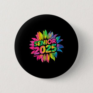 2025 Senior Tie Dye Cl Of 25 Senior 2025 Graduatio 6 Cm Round Badge