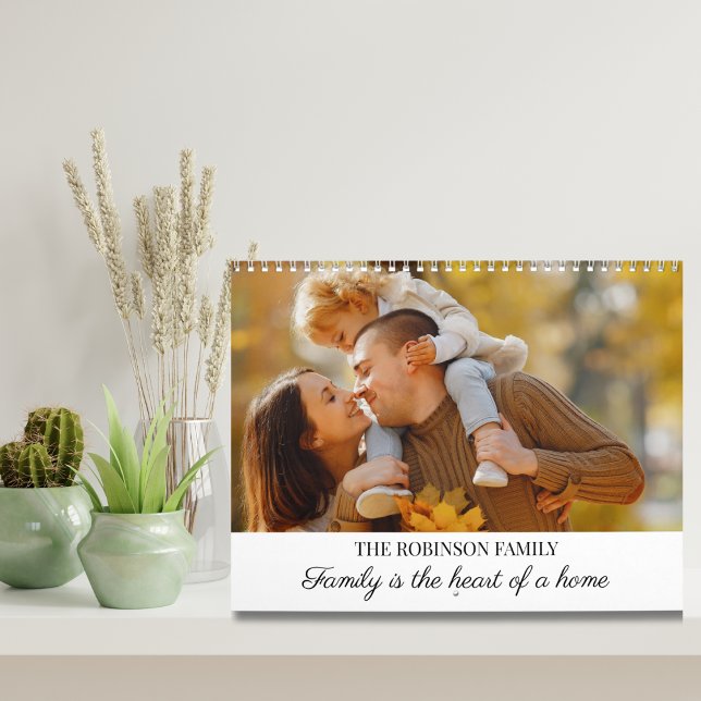 2025 Simple Create Your Own Custom Family Photo  Calendar (Creator Uploaded)