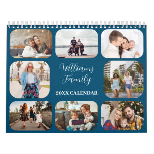 2025 Simple Modern Custom 21 Photos Family Calendar