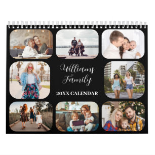 2025 Simple Modern Custom 21 Photos Family Calendar