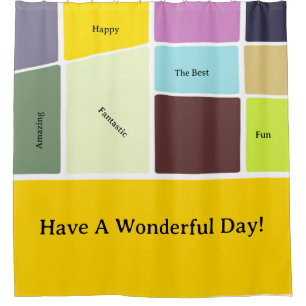 2025 Spring Summer Shower Curtain