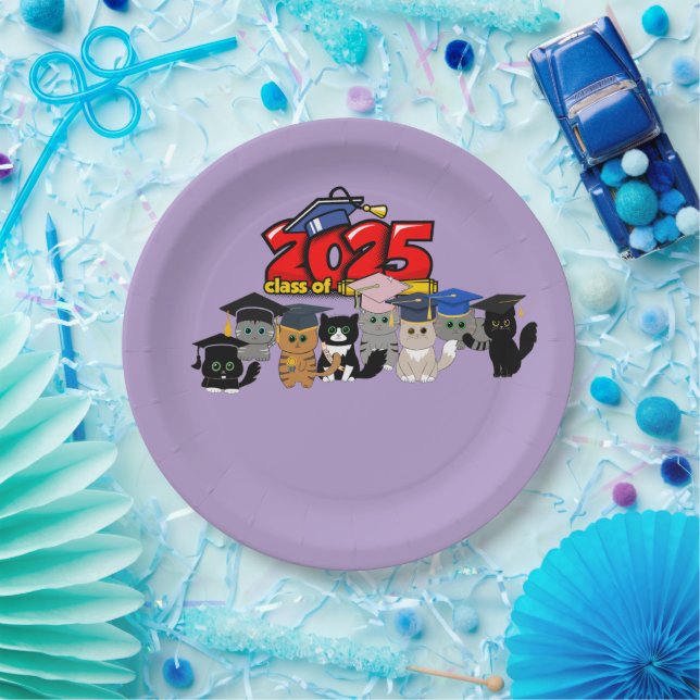2025  "Straight Outta Senior Year"Graduation Party Paper Plate (Party)