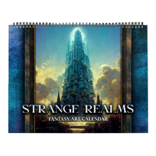 2025 Strange Realms 2 Fantasy Art Calendar