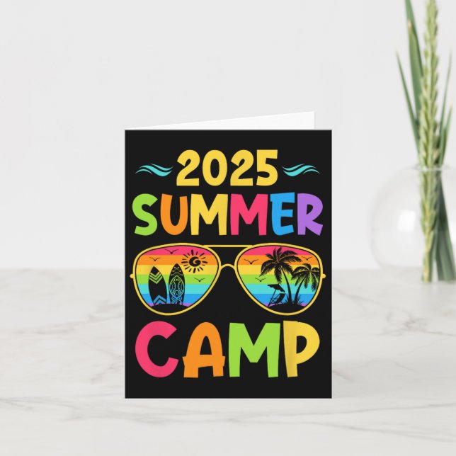 2025 Summer Camp 2025 Summer Vacation Matching Fam Card (Front)