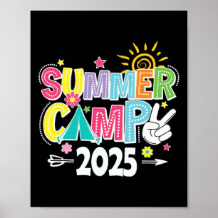 2025 Summer Camp 2025 Summer Vacation Matching Fam Poster