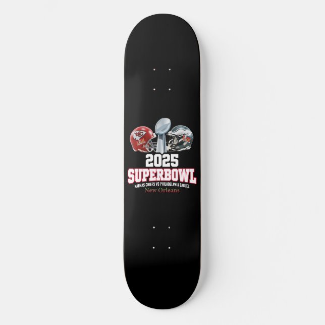2025 Super Bowl Showdown  Skateboard (Front)