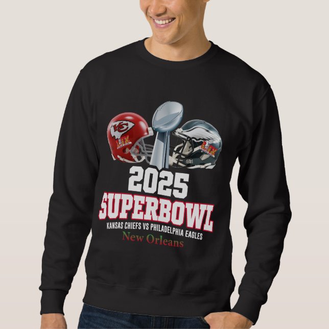 2025 Super Bowl Showdown  Sweatshirt (Front)