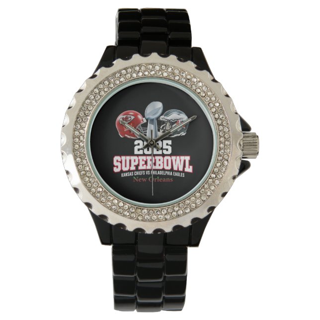 2025 Super Bowl Showdown  Watch (Front)