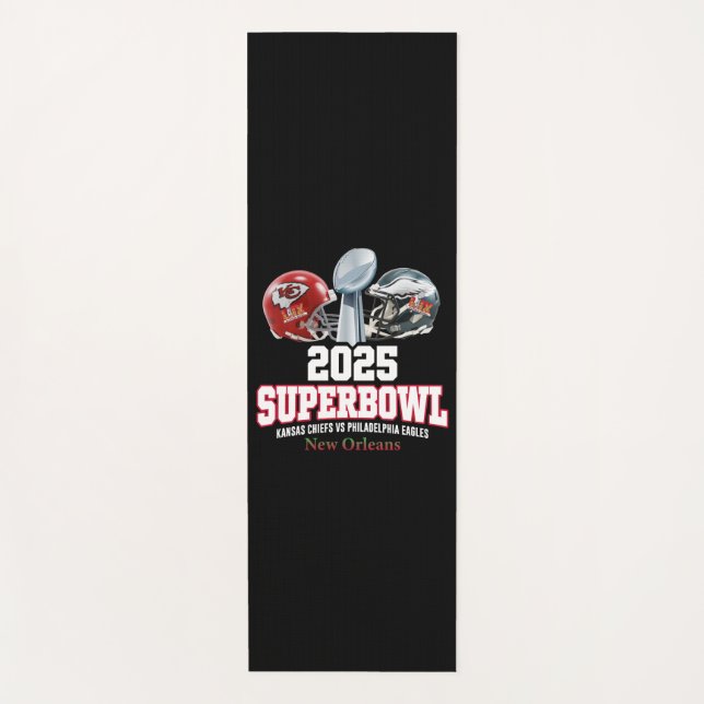 2025 Super Bowl Showdown  Yoga Mat (Front)