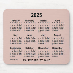 2025 Thistle Calendar by Janz Mouse Pad