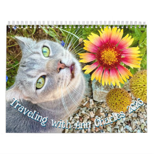 2025 Traveling with Ann Charles Wall Calendar