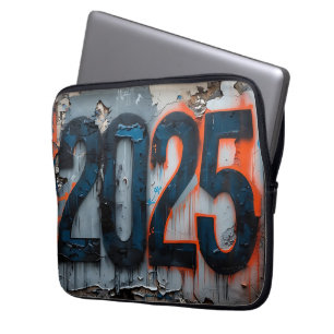 2025 Urban Graffiti Wall Art – Grunge Texture Laptop Sleeve