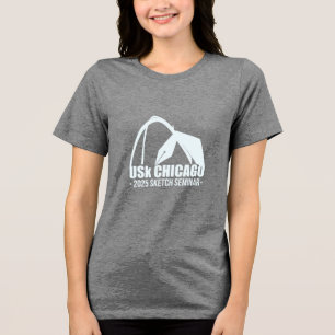 2025 Usk Chicago Sketch Seminar Tri-Blend Shirt