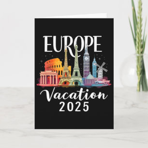 2025 Vacation Souvenir Trip Summer Travel Family E Card