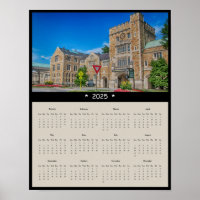 2025 Vassar College Main Entrance Wall Calendar