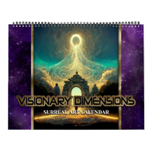 2025 Visionary Dimensions 2 Surreal Art Calendar