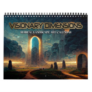 2025 Visionary Dimensions 3 Surreal Landscapes Calendar