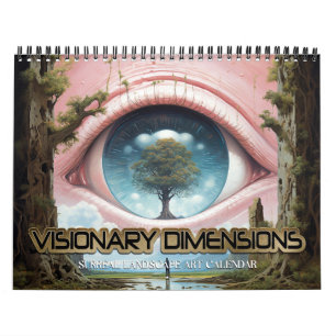 2025 Visionary Dimensions 5 Surreal Landscapes Calendar