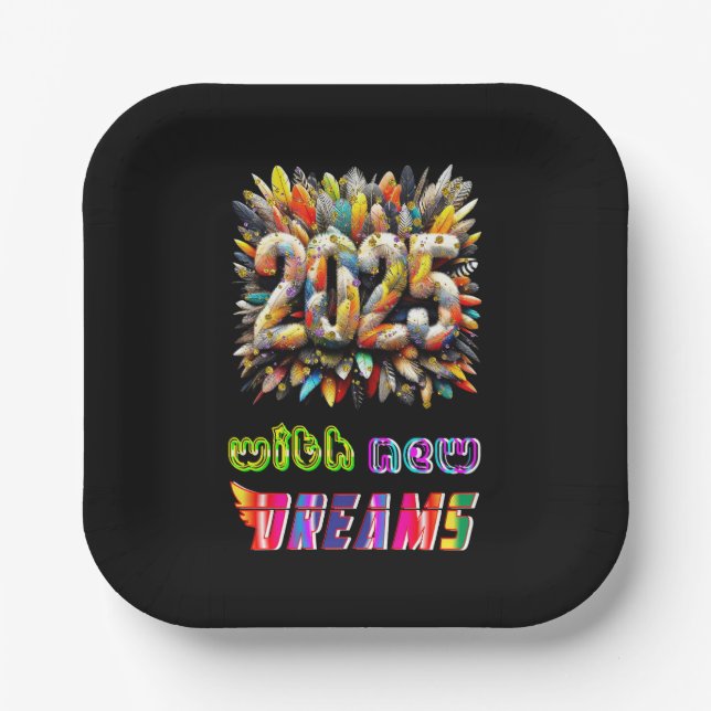 2025 With New Dreams Paper Plate (Front)
