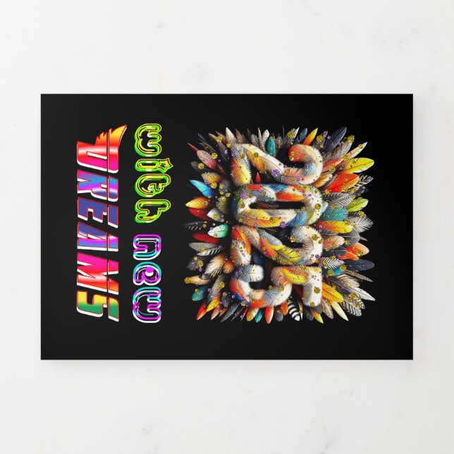 2025 With New Dreams Tri-Fold Card (Cover)