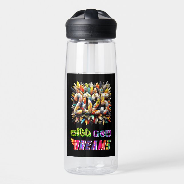 2025 With New Dreams Water Bottle (Front)
