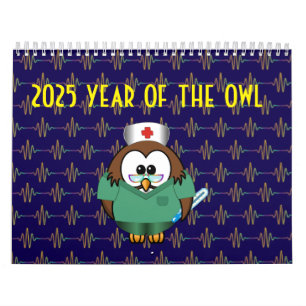 2025 year of the owl calendar