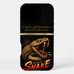 2025: year of the snake celebrations iPhone 16 pro max case
