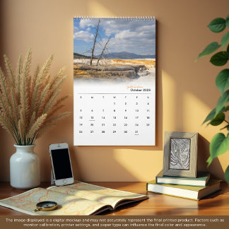 2025 Yellowstone National Park Calendar