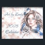 2025 Zindy Art Calendar<br><div class="desc">My brand new 2025 calendar with 12 of my drawings.

The calendar includes my artwork from through the years.

Including:

First Snow
Yin Yang Kittens
Where the fox rests
The Bluejays ll
Owls in blossom
Bittersweet Angel
Autumn Witch

... and more

 © ZindyZone www.zindy-zone.dk</div>