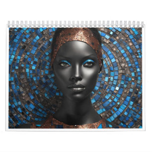 2026 12-month calendar featuring Black women