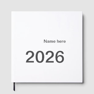 2026 2027 2028 name title here year bold letter guest book