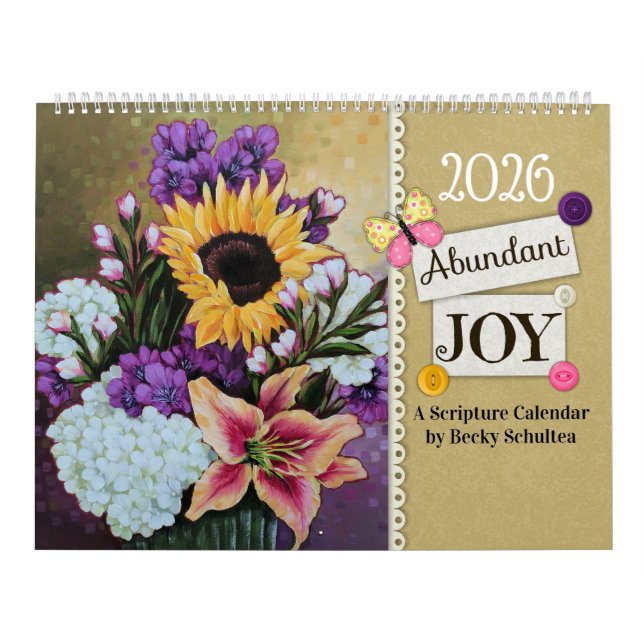 2026 Abundant Joy Scripture Calendar (Cover)