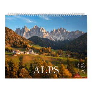 2026 Alps nature & landscape photo Calendar