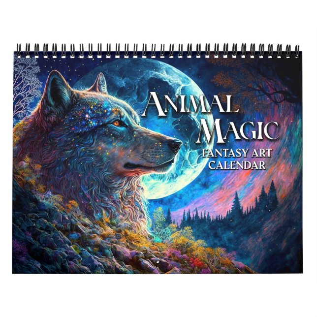 2026 Animal Magic Fantasy Art Calendar (Cover)
