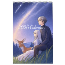 2026 Anime Calendar (Images created by Grok)