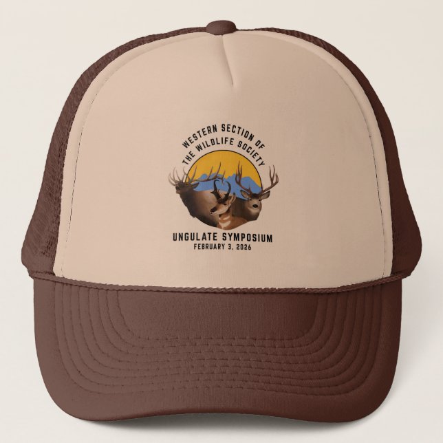 2026 Annual Meeting Ungulate Syposium Trucker Hat (Front)