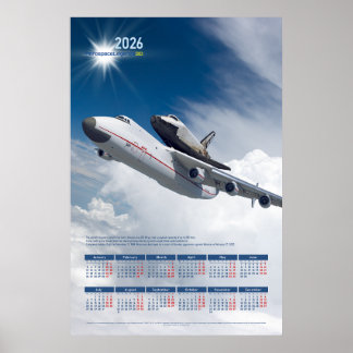 2026 Antonov An-225 Mriya Engineering Calendar Poster