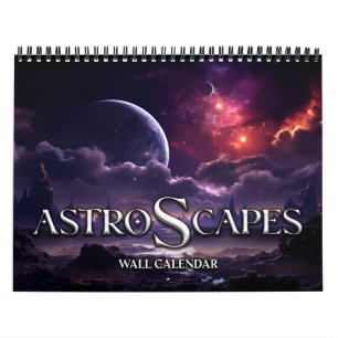 2026 Astroscapes Sci-Fi Outer Space Landscape Calendar