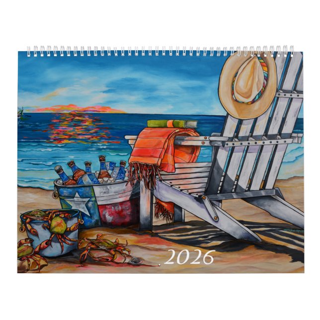 2026 Beachy Artist Series Calendar (Cover)
