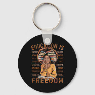 2026 Black History Month Education Is Freedom Blac Key Ring
