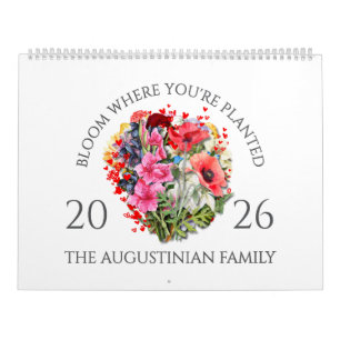 2026 BLOOM WHERE PLANTED Christian Birth Month Calendar