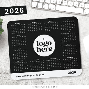 2026 Business Full Year Custom Colour Calendar Mouse Pad