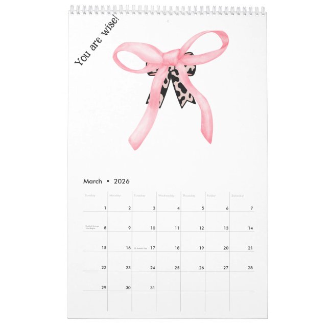 2026 Calendar (Mar 2026)